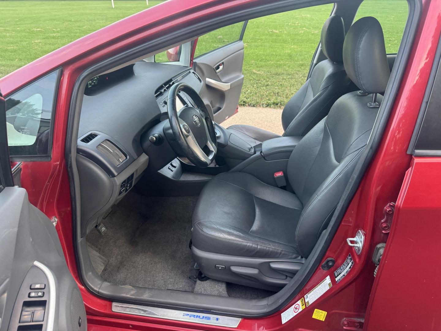 2011 Red /Black Toyota Prius Prius IV (JTDKN3DU1B0) with an 1.8L L4 DOHC 16V engine, Continuously Variable Transmission transmission, located at 2510 47th St. Suite 200, Boulder, CO, 80301, (303) 641-0333, 40.026196, -105.243217 - This Non smoker, Wyoming and Colorado owned 2011 Prius Iv was acquired by Boulder Motors in 2017 and used as a Company Car ever since. It is finished in Barcelona Red Metallic (3R3) with Light Gray Interior. The Car Fax and Auto check is clean and Clear showing no accidents. The title is Clean Clear - Photo#53
