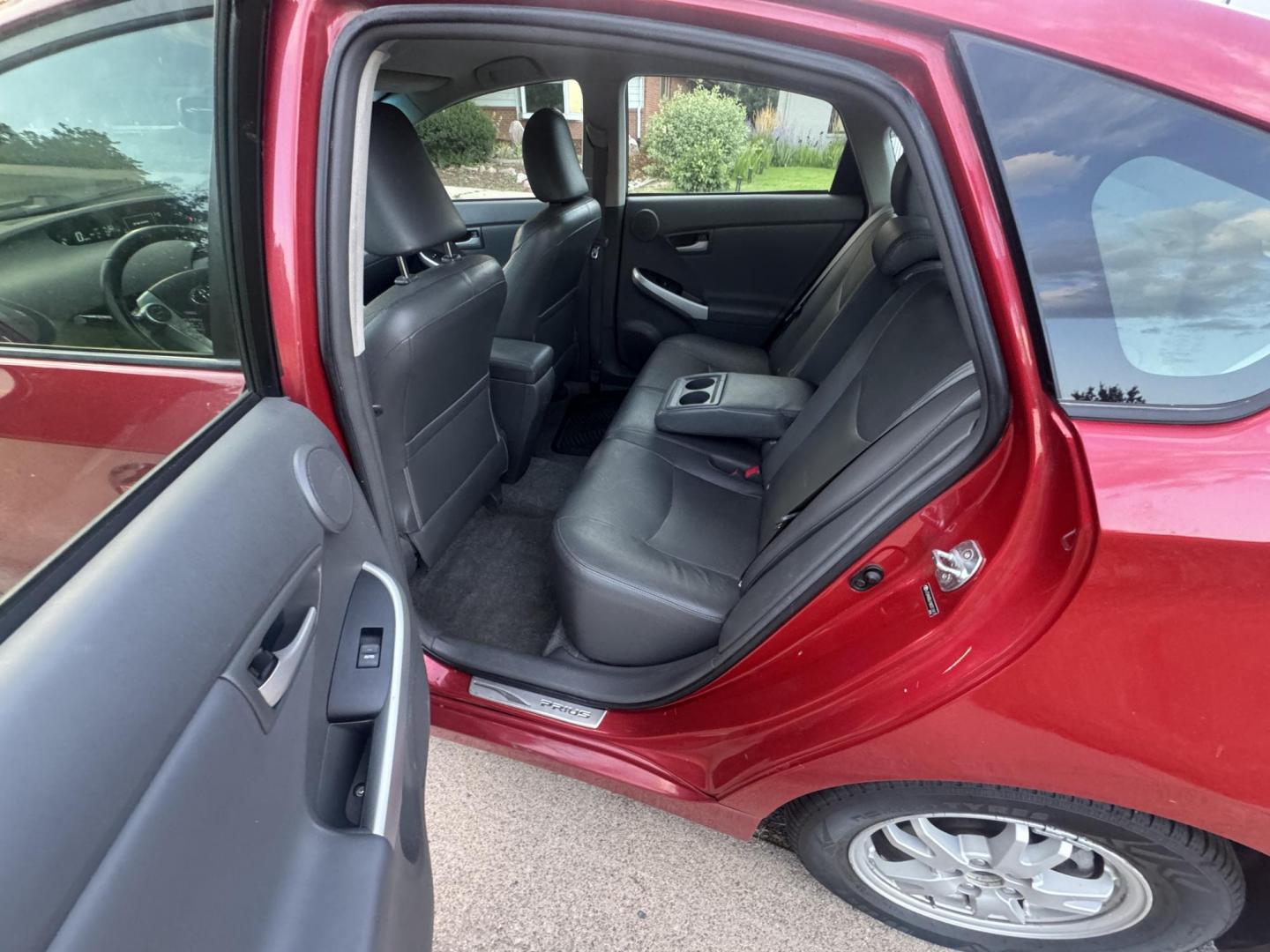 2011 Red /Black Toyota Prius Prius IV (JTDKN3DU1B0) with an 1.8L L4 DOHC 16V engine, Continuously Variable Transmission transmission, located at 2510 47th St. Suite 200, Boulder, CO, 80301, (303) 641-0333, 40.026196, -105.243217 - This Non smoker, Wyoming and Colorado owned 2011 Prius Iv was acquired by Boulder Motors in 2017 and used as a Company Car ever since. It is finished in Barcelona Red Metallic (3R3) with Light Gray Interior. The Car Fax and Auto check is clean and Clear showing no accidents. The title is Clean Clear - Photo#57