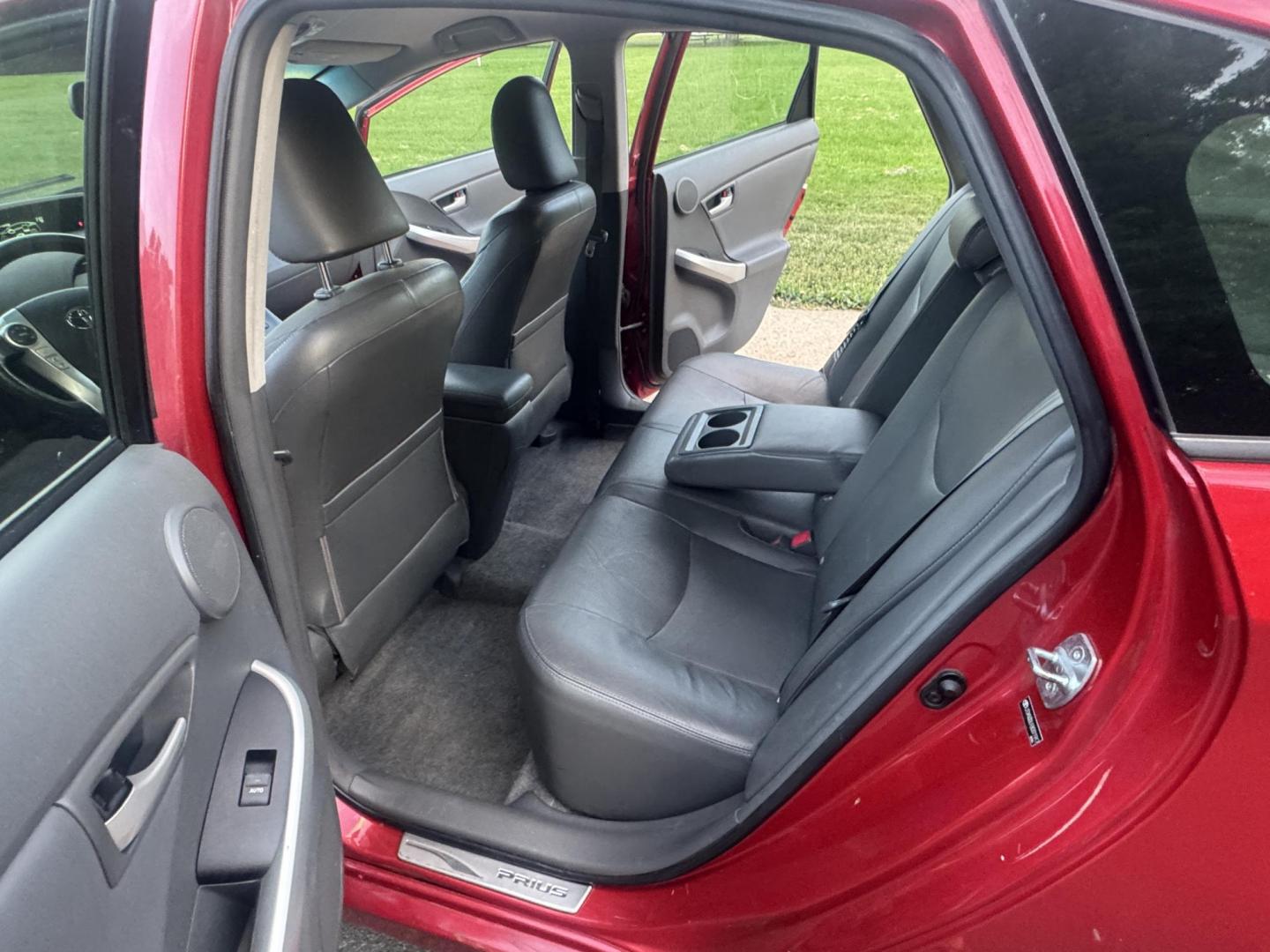 2011 Red /Black Toyota Prius Prius IV (JTDKN3DU1B0) with an 1.8L L4 DOHC 16V engine, Continuously Variable Transmission transmission, located at 2510 47th St. Suite 200, Boulder, CO, 80301, (303) 641-0333, 40.026196, -105.243217 - This Non smoker, Wyoming and Colorado owned 2011 Prius Iv was acquired by Boulder Motors in 2017 and used as a Company Car ever since. It is finished in Barcelona Red Metallic (3R3) with Light Gray Interior. The Car Fax and Auto check is clean and Clear showing no accidents. The title is Clean Clear - Photo#67