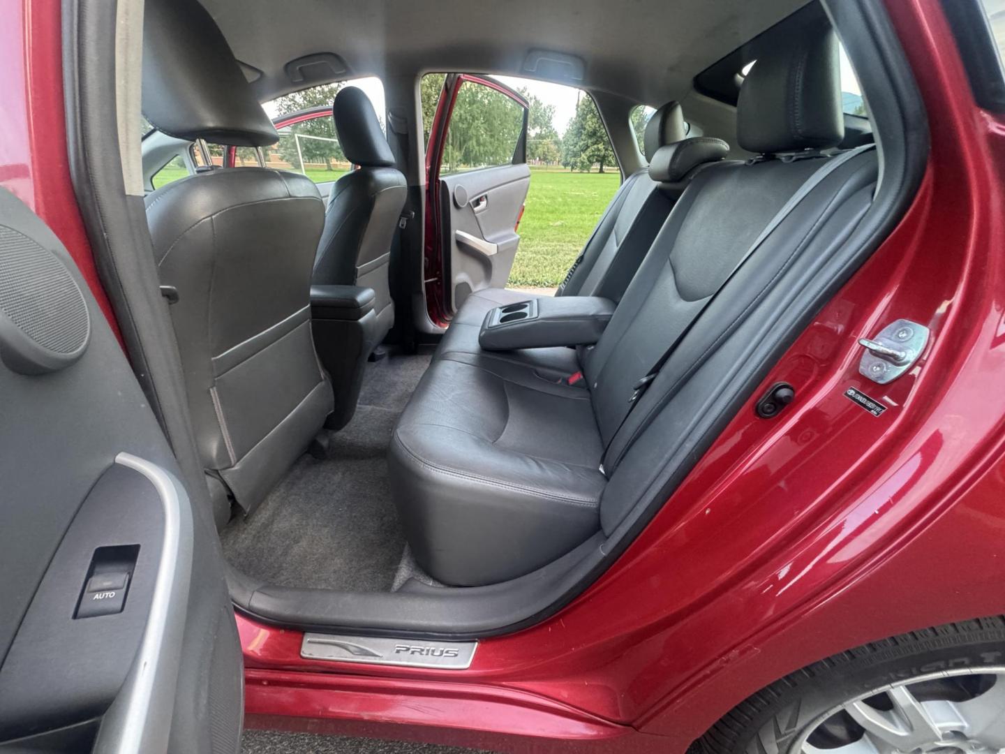 2011 Red /Black Toyota Prius Prius IV (JTDKN3DU1B0) with an 1.8L L4 DOHC 16V engine, Continuously Variable Transmission transmission, located at 2510 47th St. Suite 200, Boulder, CO, 80301, (303) 641-0333, 40.026196, -105.243217 - This Non smoker, Wyoming and Colorado owned 2011 Prius Iv was acquired by Boulder Motors in 2017 and used as a Company Car ever since. It is finished in Barcelona Red Metallic (3R3) with Light Gray Interior. The Car Fax and Auto check is clean and Clear showing no accidents. The title is Clean Clear - Photo#68