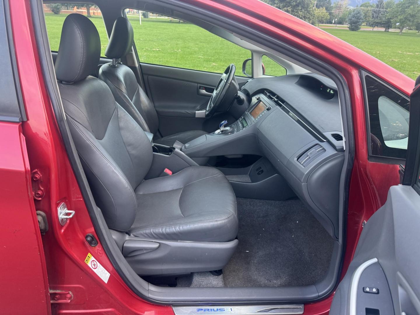 2011 Red /Black Toyota Prius Prius IV (JTDKN3DU1B0) with an 1.8L L4 DOHC 16V engine, Continuously Variable Transmission transmission, located at 2510 47th St. Suite 200, Boulder, CO, 80301, (303) 641-0333, 40.026196, -105.243217 - This Non smoker, Wyoming and Colorado owned 2011 Prius Iv was acquired by Boulder Motors in 2017 and used as a Company Car ever since. It is finished in Barcelona Red Metallic (3R3) with Light Gray Interior. The Car Fax and Auto check is clean and Clear showing no accidents. The title is Clean Clear - Photo#69