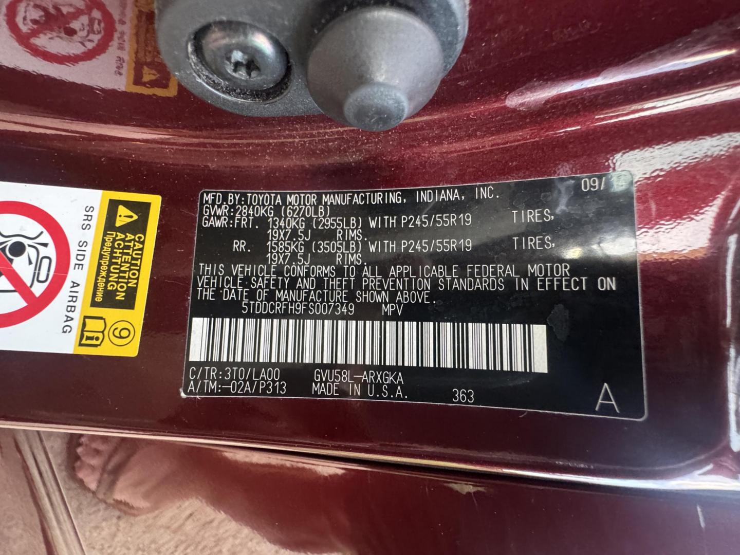 2015 Red /Tan Toyota Highlander Hybrid Limited AWD (5TDDCRFH9FS) with an 3.3L V6 DOHC 24V HYBRID engine, Continuously Variable Transmission transmission, located at 2510 47th St. Suite 200, Boulder, CO, 80301, (303) 641-0333, 40.026196, -105.243217 - This Beautiful 2015 Toyota Highlander Hybrid Limited is a recent acquisition by Boulder Motors. It is finished in Toyota’s Ooh La La Rouge Mica with Almond Perforated Leather. The Colorado title is Clean Clear. Some Features: Color-keyed rear spoiler with LED center high-mount stop light · - Photo#46