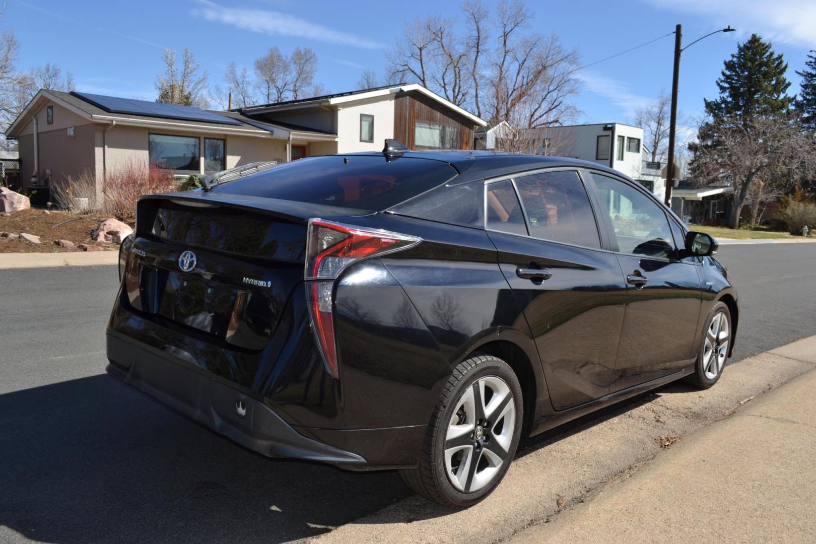 2016 Black /Black Toyota Prius 3 Touring (JTDKARFU2G3) with an 1.8L L4 DOHC 16V HYBRID engine, CVT transmission, located at 2510 47th St. Suite 200, Boulder, CO, 80301, (303) 641-0333, 40.026196, -105.243217 - This Beautiful Utah owned 2016 Toyota Prius Three Touring is a recent acquisition by Boulder Motors. It is finished in Toyota’s Midnight Black Metallic with black interior. The Car Fax and Auto check is clean and Clear. The Colorado title is Clean Clear. Premium Features: [8K] Lower Console/Shi - Photo#6