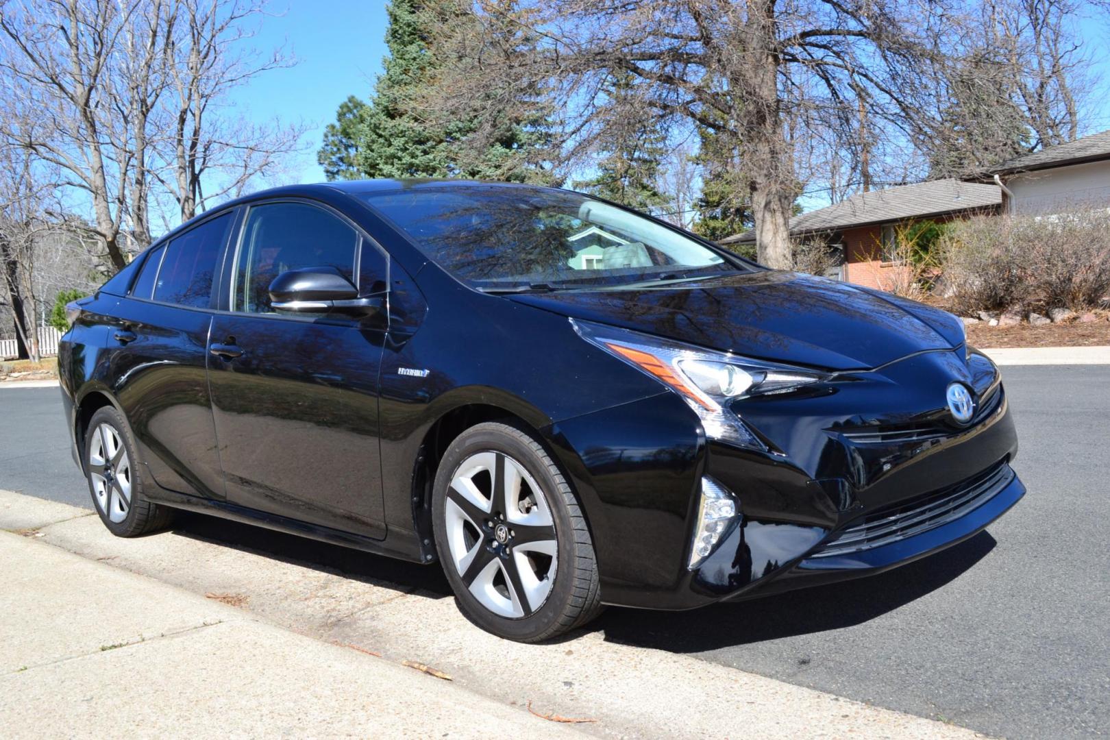 2016 Black /Black Toyota Prius 3 Touring (JTDKARFU2G3) with an 1.8L L4 DOHC 16V HYBRID engine, CVT transmission, located at 2510 47th St. Suite 200, Boulder, CO, 80301, (303) 641-0333, 40.026196, -105.243217 - This Beautiful Utah owned 2016 Toyota Prius Three Touring is a recent acquisition by Boulder Motors. It is finished in Toyota’s Midnight Black Metallic with black interior. The Car Fax and Auto check is clean and Clear. The Colorado title is Clean Clear. Premium Features: [8K] Lower Console/Shi - Photo#10