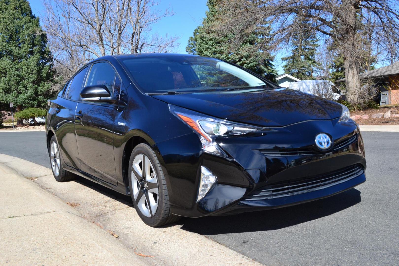 2016 Black /Black Toyota Prius 3 Touring (JTDKARFU2G3) with an 1.8L L4 DOHC 16V HYBRID engine, CVT transmission, located at 2510 47th St. Suite 200, Boulder, CO, 80301, (303) 641-0333, 40.026196, -105.243217 - This Beautiful Utah owned 2016 Toyota Prius Three Touring is a recent acquisition by Boulder Motors. It is finished in Toyota’s Midnight Black Metallic with black interior. The Car Fax and Auto check is clean and Clear. The Colorado title is Clean Clear. Premium Features: [8K] Lower Console/Shi - Photo#11