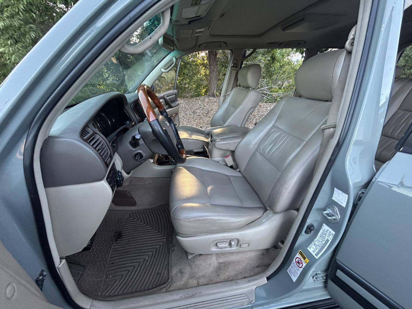 2003 Blue /Gray Toyota Land Cruiser 4WD (JTEHT05J932) with an 4.7L V8 DOHC 32V engine, 5A OD transmission, located at 2510 47th St. Suite 200, Boulder, CO, 80301, (303) 641-0333, 40.026196, -105.243217 - This Amazing, Toyota Serviced Land Cruiser is a Recent Acquisition by Boulder Motors of Boulder Colorado. Corwin Toyota Boulder Completed a Fresh Synthetic Service and Inspection 12/16/2025 At Our Listed Price This great 2003 Land Cruiser qualifies for our Certified Limited Drivetrain Warranty.- Photo#12