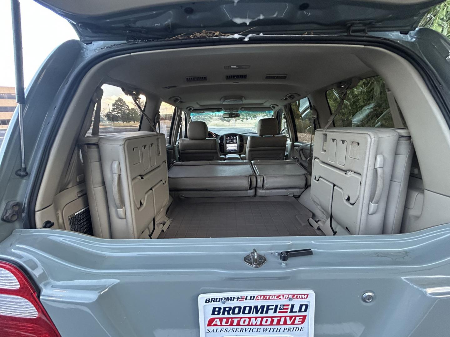 2003 Blue /Gray Toyota Land Cruiser 4WD (JTEHT05J932) with an 4.7L V8 DOHC 32V engine, 5A OD transmission, located at 2510 47th St. Suite 200, Boulder, CO, 80301, (303) 641-0333, 40.026196, -105.243217 - This Amazing, Toyota Serviced Land Cruiser is a Recent Acquisition by Boulder Motors of Boulder Colorado. Corwin Toyota Boulder Completed a Fresh Synthetic Service and Inspection 12/16/2025 At Our Listed Price This great 2003 Land Cruiser qualifies for our Certified Limited Drivetrain Warranty.- Photo#19