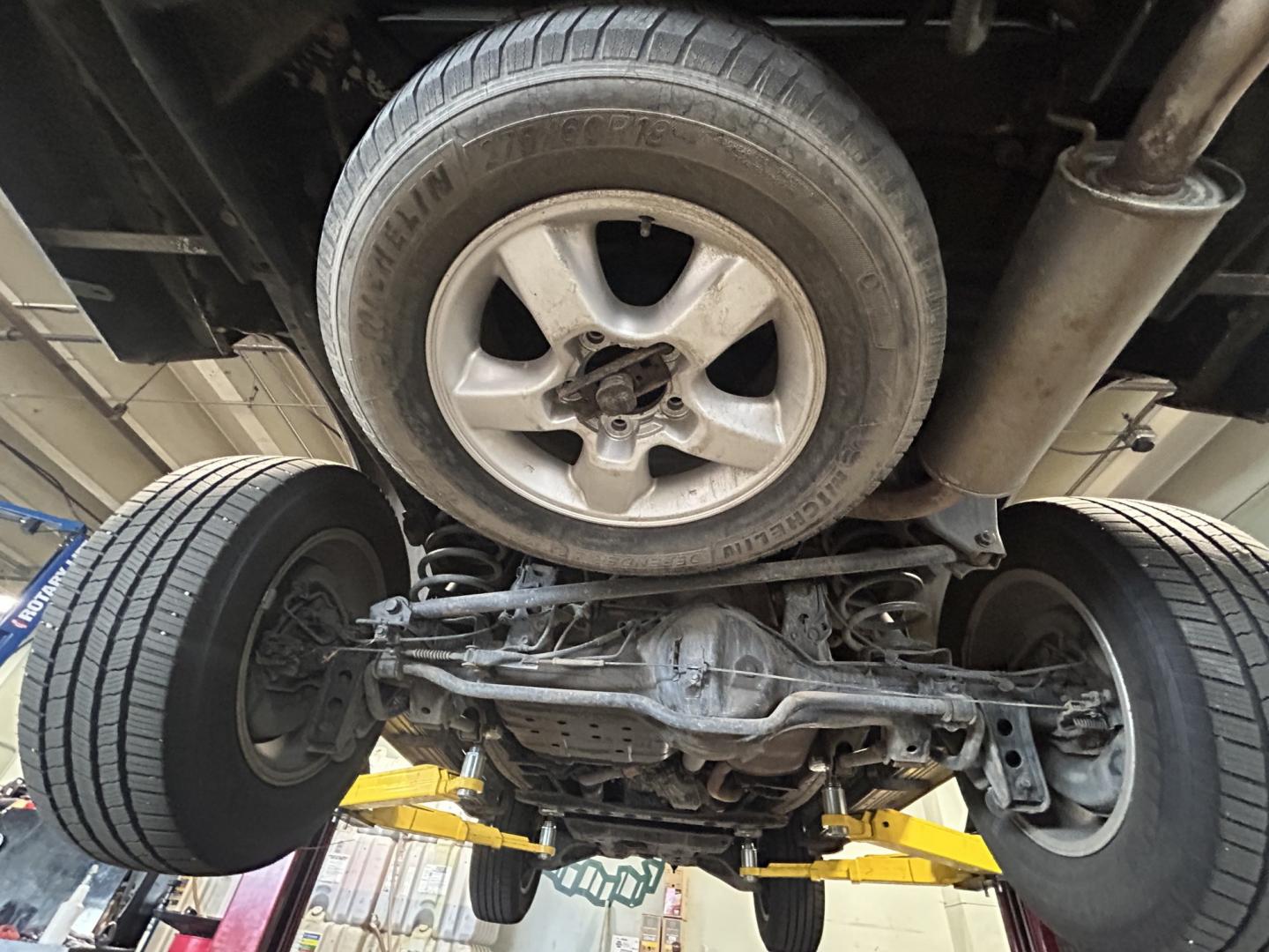 2003 Blue /Gray Toyota Land Cruiser 4WD (JTEHT05J932) with an 4.7L V8 DOHC 32V engine, 5A OD transmission, located at 2510 47th St. Suite 200, Boulder, CO, 80301, (303) 641-0333, 40.026196, -105.243217 - This Amazing, Toyota Serviced Land Cruiser is a Recent Acquisition by Boulder Motors of Boulder Colorado. Corwin Toyota Boulder Completed a Fresh Synthetic Service and Inspection 12/16/2025 At Our Listed Price This great 2003 Land Cruiser qualifies for our Certified Limited Drivetrain Warranty.- Photo#27